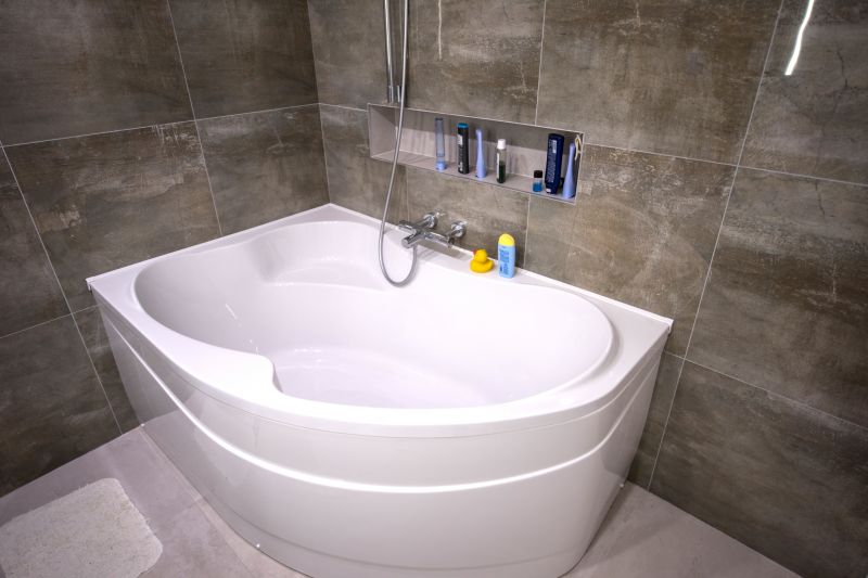 Space-Saving Corner Bathtub